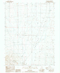 Henrys Well 1987 topographic map preview