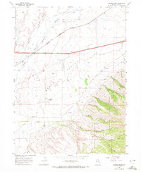 Herder Creek 1967 topographic map thumbnail