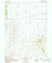Hickison Summit 1989 topographic map thumbnail