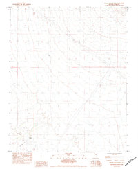 Hidden Hills Ranch 1984 topographic map thumbnail