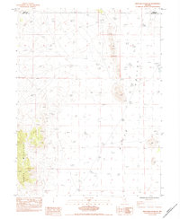 High Bald Peaks SE 1984 topographic map preview