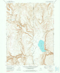High Rock Lake 1972 topographic map thumbnail