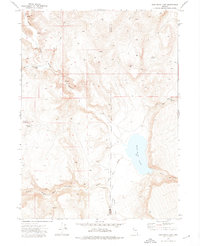 High Rock Lake 1972 topographic map thumbnail