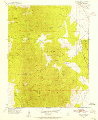 Highland Peak 1953 topographic map thumbnail