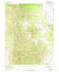 Highland Peak 1953 topographic map thumbnail