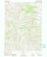 Hinkey Summit 1991 topographic map thumbnail