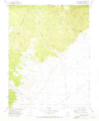 Hobble Canyon 1968 topographic map thumbnail