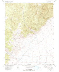 Hobble Canyon 1968 topographic map thumbnail