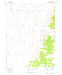Hobo Canyon 1972 topographic map thumbnail