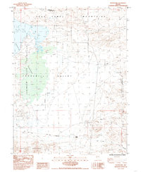 Hooten Well 1985 topographic map thumbnail
