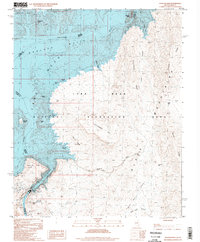 Hoover Dam 1997 topographic map thumbnail