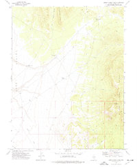 Horse Corral Pass 1973 topographic map thumbnail