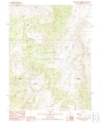 Horse Heaven Mountain 1990 topographic map thumbnail
