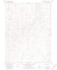 Hot Springs Creek 1967 topographic map thumbnail