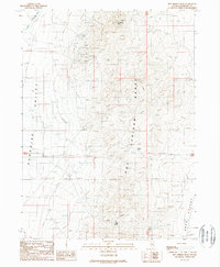 Hot Springs Peak 1988 topographic map thumbnail
