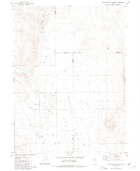 Hualapai Flat North 1980 topographic map thumbnail