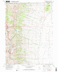 Humboldt Peak 1969 topographic map thumbnail