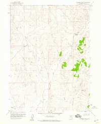 Huntsman Ranch 1958 topographic map thumbnail