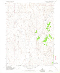 Huntsman Ranch 1958 topographic map thumbnail
