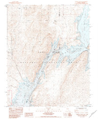 Iceberg Canyon 1983 topographic map thumbnail