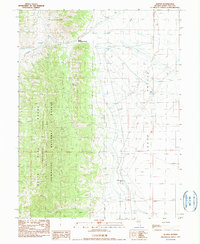 Illipah 1990 topographic map thumbnail