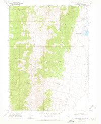 Independence Valley NE 1968 topographic map thumbnail