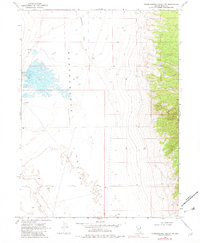 Independence Valley NW 1968 topographic map thumbnail