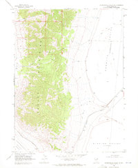 Independence Valley SE 1968 topographic map thumbnail