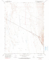 Independence Valley SW 1968 topographic map thumbnail