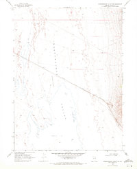 Independence Valley SW 1968 topographic map thumbnail