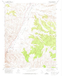 Indian Cove 1972 topographic map thumbnail