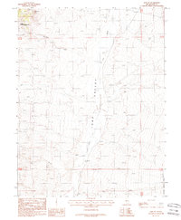 Ione SW 1988 topographic map thumbnail