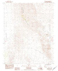 Ireteba Peaks 1984 topographic map thumbnail