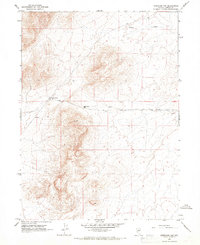 Izzenhood Gap 1965 topographic map thumbnail