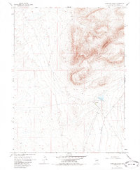 Izzenhood Ranch 1965 topographic map thumbnail