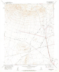 Jackass Flats 1961 topographic map thumbnail