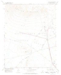 Jackass Flats 1961 topographic map thumbnail