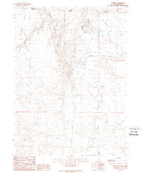 Jackpot 1989 topographic map preview