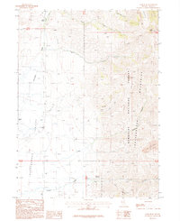 Jacks Peak 1987 topographic map thumbnail