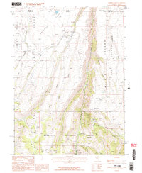 Jarbidge North 1986 topographic map thumbnail