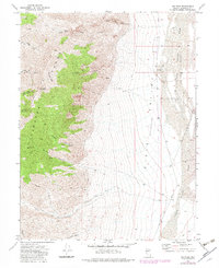 Job Peak 1972 topographic map thumbnail