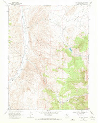 Joe Eason Mtn 1969 topographic map thumbnail