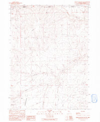Jordan Meadow NW 1991 topographic map thumbnail