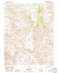 Jumbo Peak 1983 topographic map thumbnail