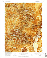 Jungo 1971 topographic map preview