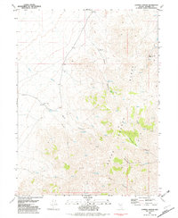 Juniper Canyon 1982 topographic map thumbnail