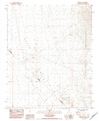 Juniper Mine 1984 topographic map thumbnail