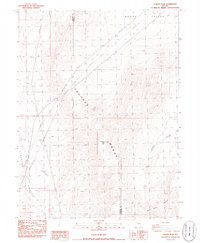Juniper Peak 1986 topographic map thumbnail