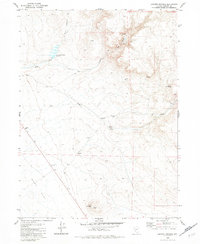 Juniper Springs 1980 topographic map thumbnail