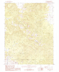 Kawich Peak 1987 topographic map thumbnail